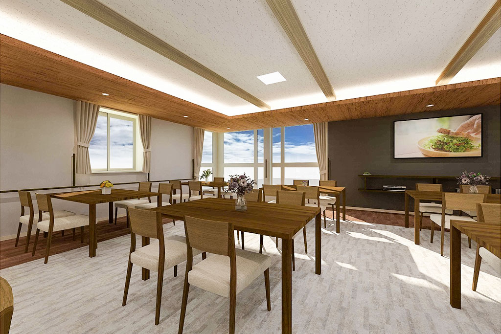 〈YUKARI長住〉食堂・機能訓練室イメージ