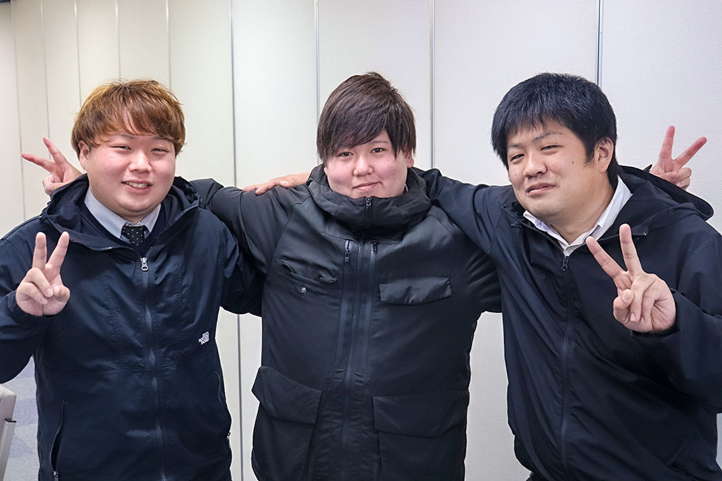 左から）植田さん・坂本さん・仁尾さん